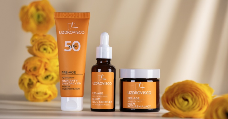 Linia PRE-AGE od UZDROVISCO – ochrona przed fotostarzeniem oraz przebarwieniami Linia PRE-AGE od UZDROVISCO – ochrona przed fotostarzeniem oraz przebarwieniami