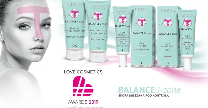 Nagroda Love Cosmetics Awards 2019 dla BALANCE T-zone Nagroda Love Cosmetics Awards 2019 dla BALANCE T-zone