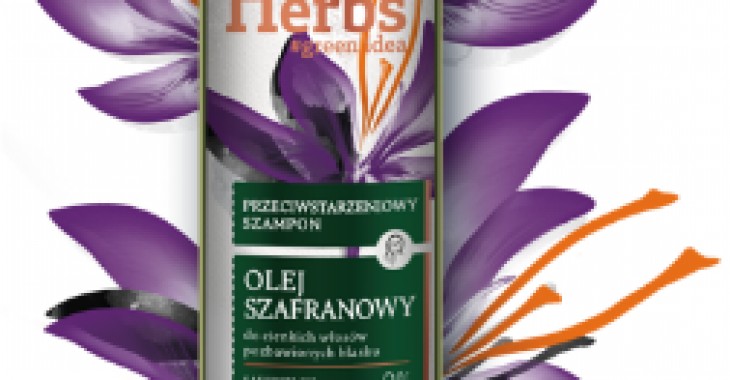 Szafranowa linia HERBS dla pięknej cery i włosów