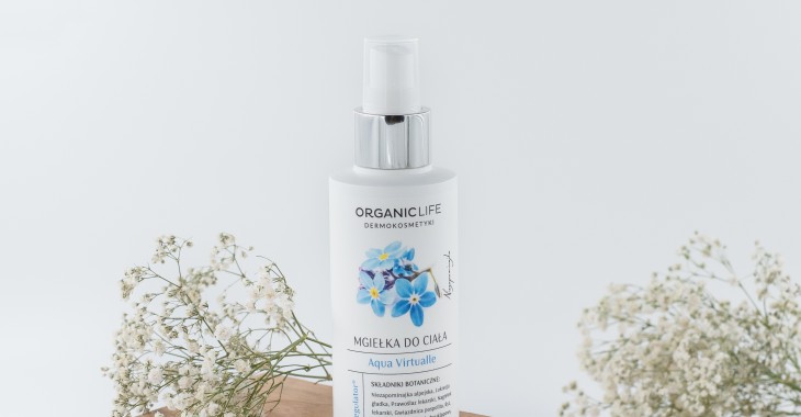 Botaniczna mgiełka do ciała nawilżająca Aqua Virtualle oraz Serum w płynie Organic Man od Organic Life