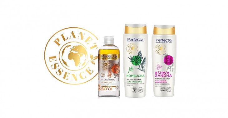 KOMBUCHA, ASHWAGANDHA, SOJA! Bogactwo naszej planety w kosmetykach Perfecta Planet Essence KOMBUCHA, ASHWAGANDHA, SOJA! Bogactwo naszej planety w kosmetykach Perfecta Planet Essence
