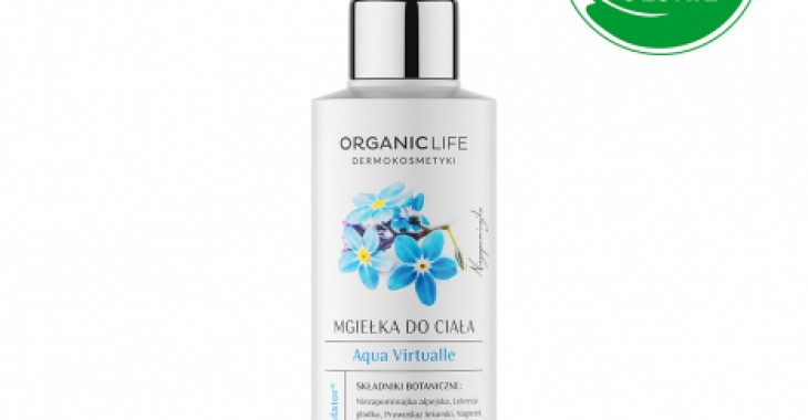 Kosmetyk z certyfikatem: Botaniczna mgiełka do ciała nawilżająca Aqua Virtualle