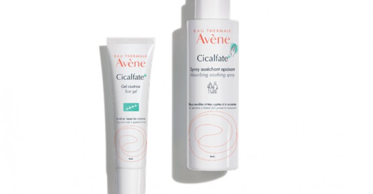 Eau Thermale Avène Cicalfate+ Osuszający spray regenerujący i Żel na blizny