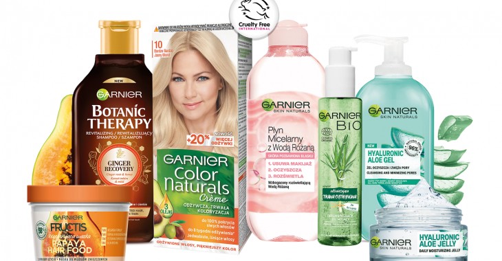 Marka Garnier jest oficjalnie certyfikowana przez Cruelty Free International