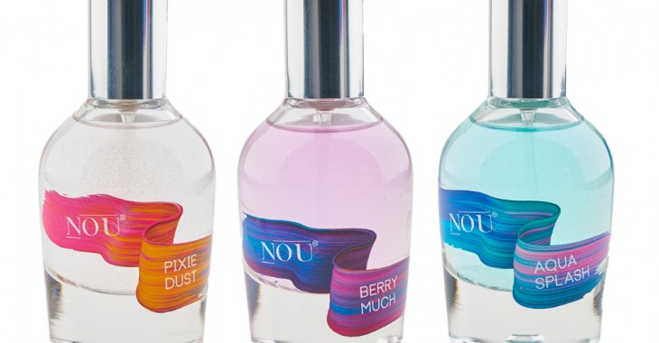 NOU Vibes pełne soczystych owoców wody perfumowane z dodatkiem lśniącej w słońcu perły
